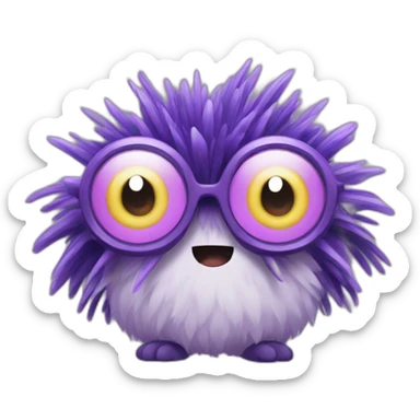 glasses Venonat sticker