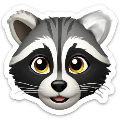racoon argentinian sticker