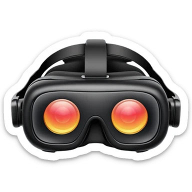 Lentes de realidad virtual sticker