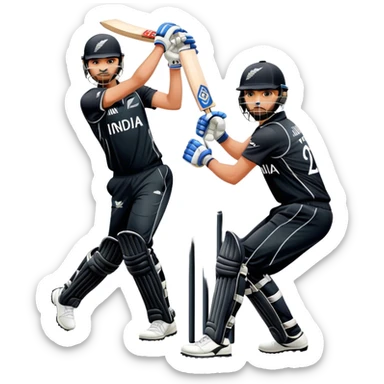 India vs New Zealand  sticker