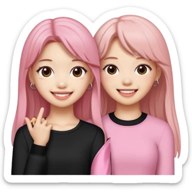 Blackpink Rose and lisa sticker