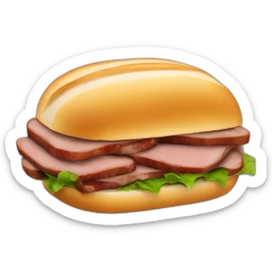 Arby’s roast beef sandwich sticker
