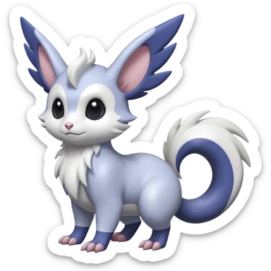 Shiny Furret-Absol-Noibat-Hybrid (Full body) sticker