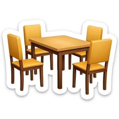 Mesa de comedor sticker