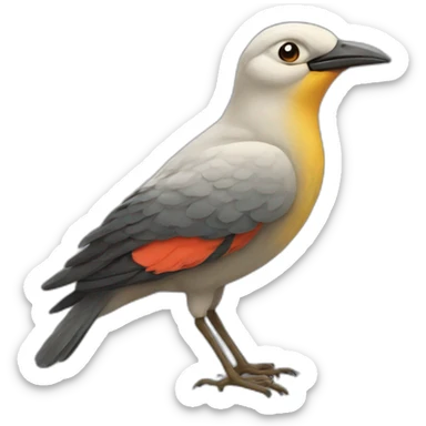 urgent bird sticker