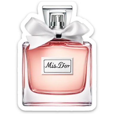 Miss dior perfume sticker
