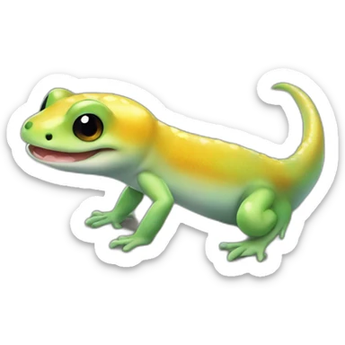 cute little salamander sticker