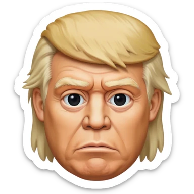 Donald trump neanderthal sticker