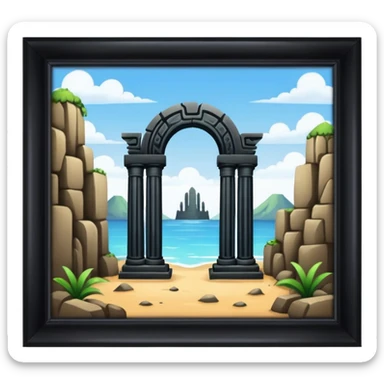 ORACLE RUINS sticker