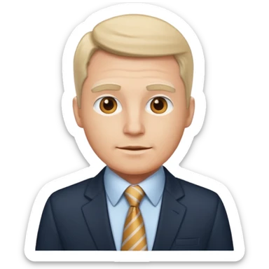 AN UNCLE with a tie in business clothes
 sticker