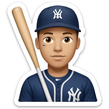 Aaron Judge baseball player  sticker
