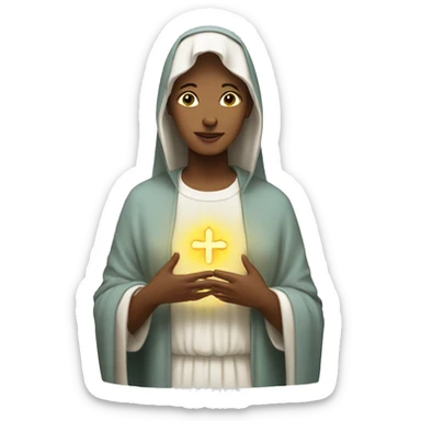 Blessed mother sticker