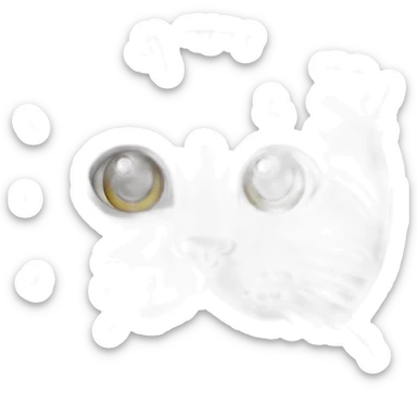 cat wearing a wife beater with grey sweat pants sticker