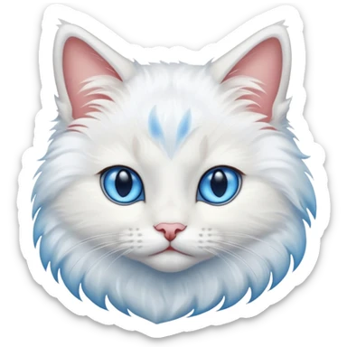 Color point cat sticker