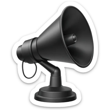 Loudspeaker sticker