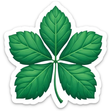 Trébol de 4 hojas con nombre de Mati sticker