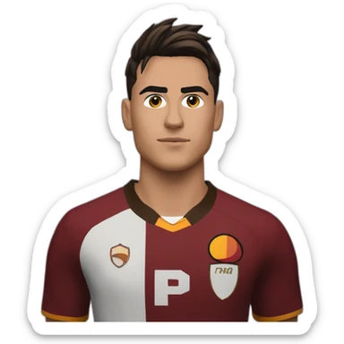 Dybala con la maglia as Roma sticker