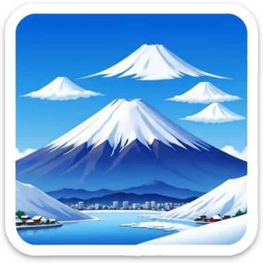 Mount Fuji sticker