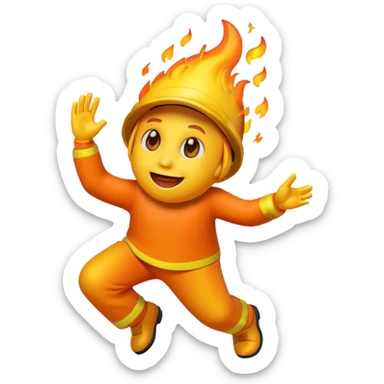 A photograph of a high-quality 3D 🔥👙💃 emoji  sticker