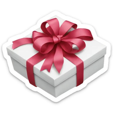 Gift box with ribbon  sticker