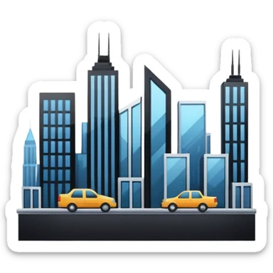 Downtown aesthetic  sticker