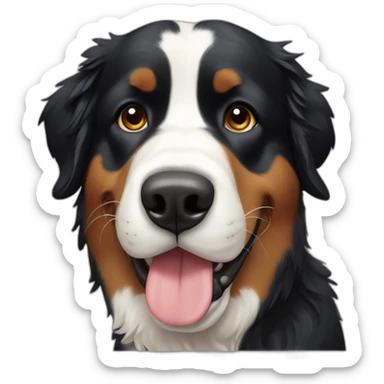 blinking-bernese-mountain-dog sticker