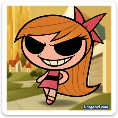 Make the eyes darker and add a sinister grin to the face for a more menacing look. Keep the picture quality and style exactly the same. No other changes. sticker