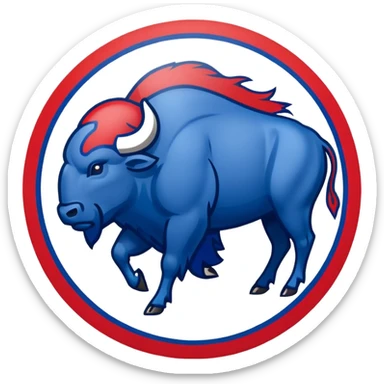 Buffalo bills logo sticker