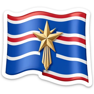 Assyrian flag  sticker