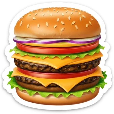 Just burger  sticker