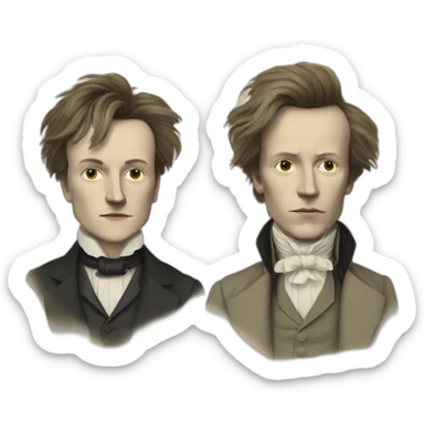 Rimbaud and verlaine sticker