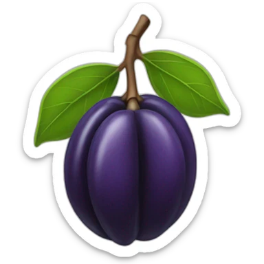 prune fruit sticker