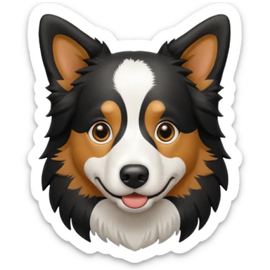 Border collie sticker
