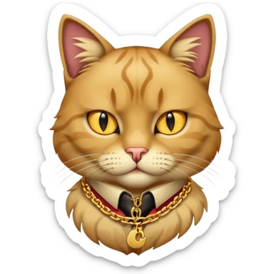 drippy  gangster cat sticker
