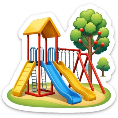 a school playground sticker