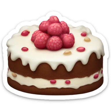 broche avec gateau sticker