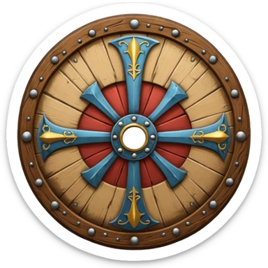 anglo saxon shield sticker