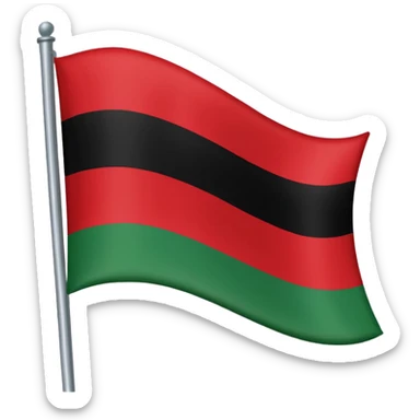 Pan African Flag sticker