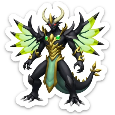 Zygarde-Giratina-Darkrai-fusion, full body sticker