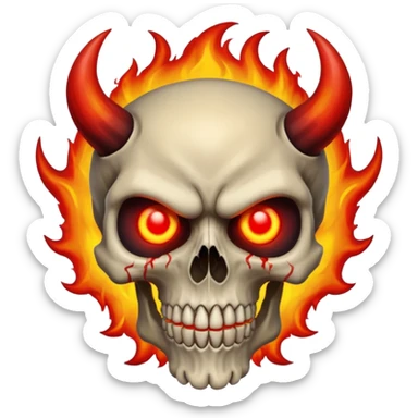 ☠️😈 mixed sticker