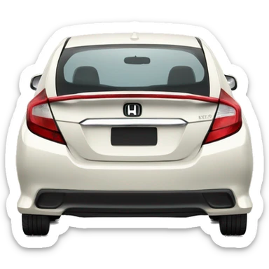 honda civic 4d sticker
