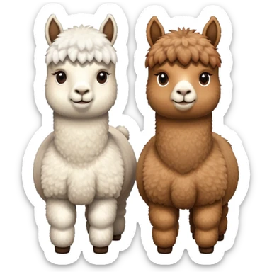 fast and magic alpacas sticker