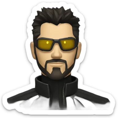 deus ex adam jensen sticker