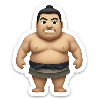 sumo wrestler  sticker