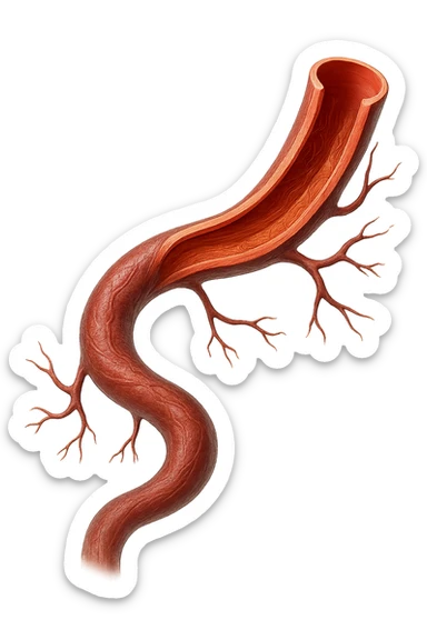 vena umana 3d sticker