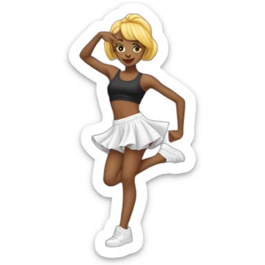 Danseuse de hip-hop  sticker