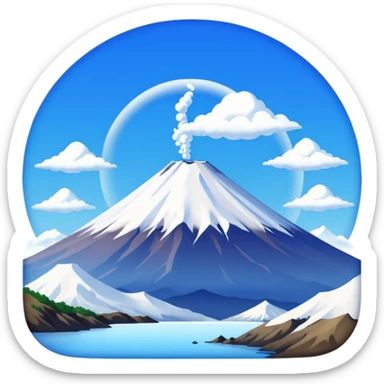Mount Fuji sticker