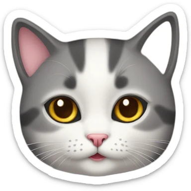 cuty cat sticker