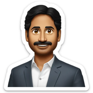 AP cm Ys jagan mohan Reddy sticker