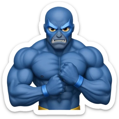 The blue speedster from the flash called Zoom  sticker